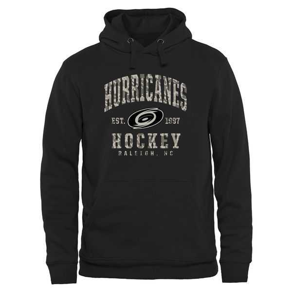 Men's Carolina Hurricanes Camo Stack Pullover Hoodie - Black,We sell and wholesale Men's Carolina Hurricanes Camo Stack Pullover Hoodie - Black on line form chian!